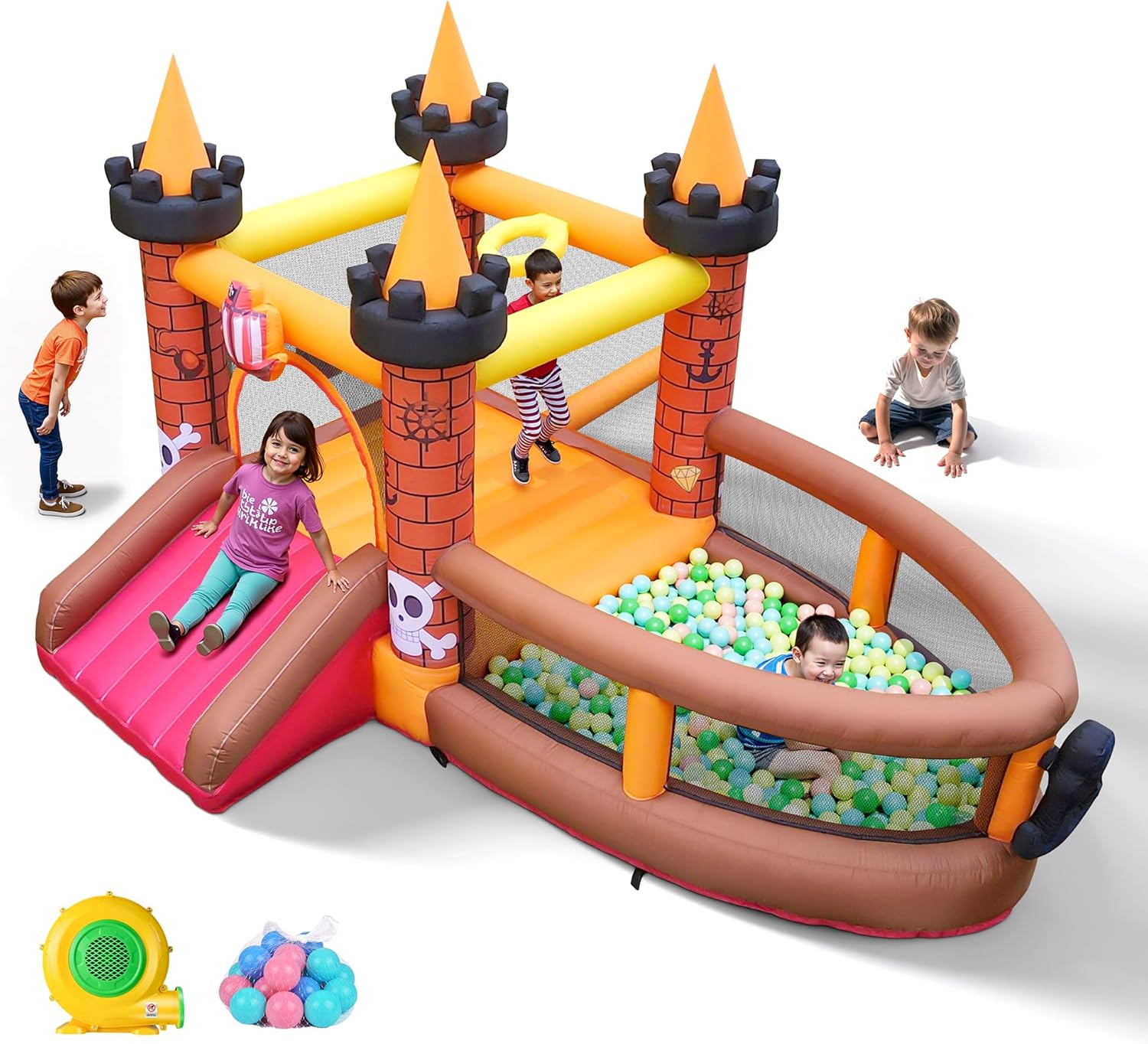 Kids Outdoor Jumping Castle - بيت قفز قابل للنفخ للأطفال من
