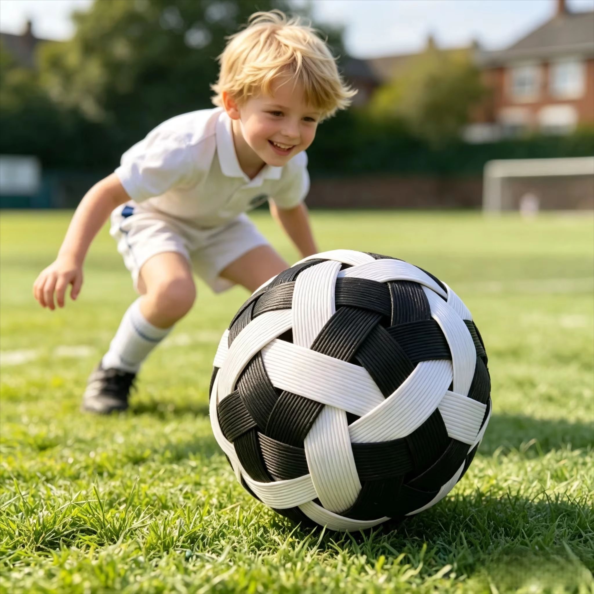 Kids Outdoor Toys - كرة سباك تاكراو للأطفال مصنوعة يدويًا