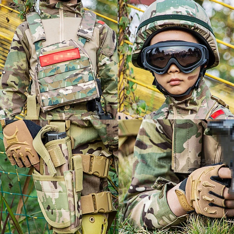 Kids Outdoor Youtube - الأطفال التكتيكية التمويه دعوى القوات الخاصة