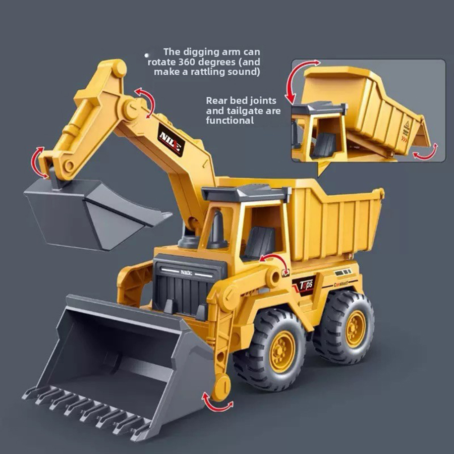 Kids Outdoor Digger - نموذج شاحنة حفار للأطفال، لعبة مركبة