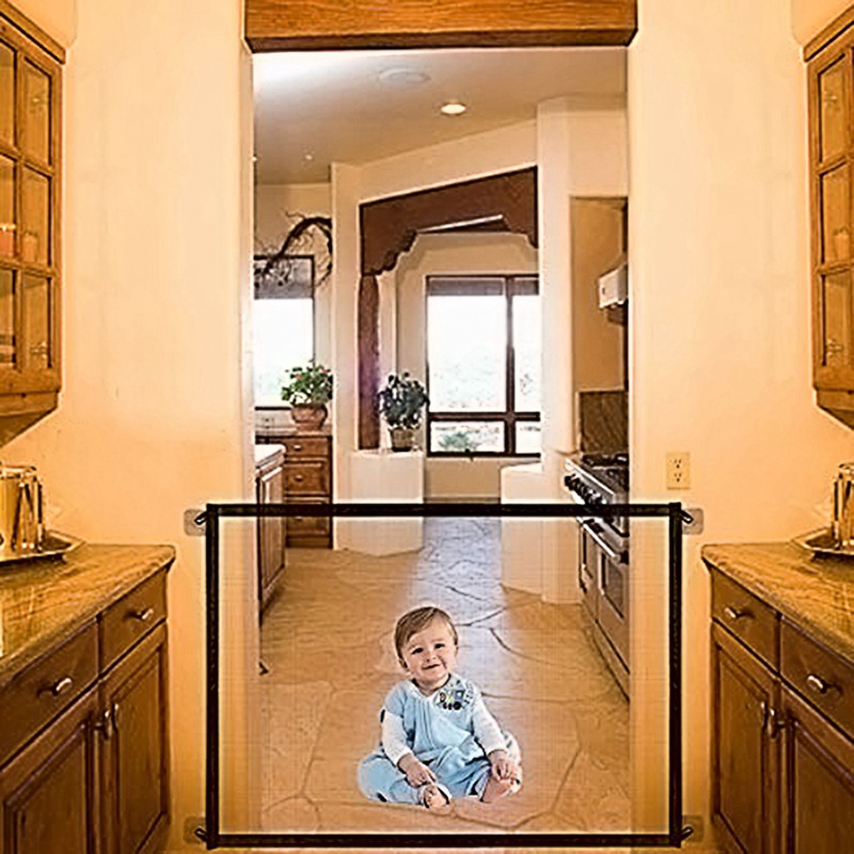 Kids Outdoor Fence - FBIL-2X بوابة سحرية محمولة قابلة للطي
