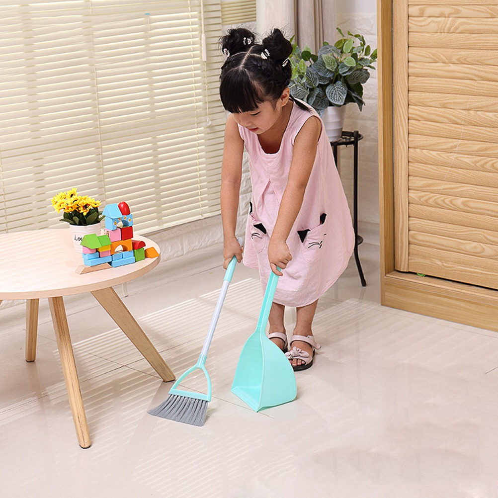 Kids Outdoor Broom - مجموعة مكنسة وممسحة للأطفال، مكنسة صغيرة
