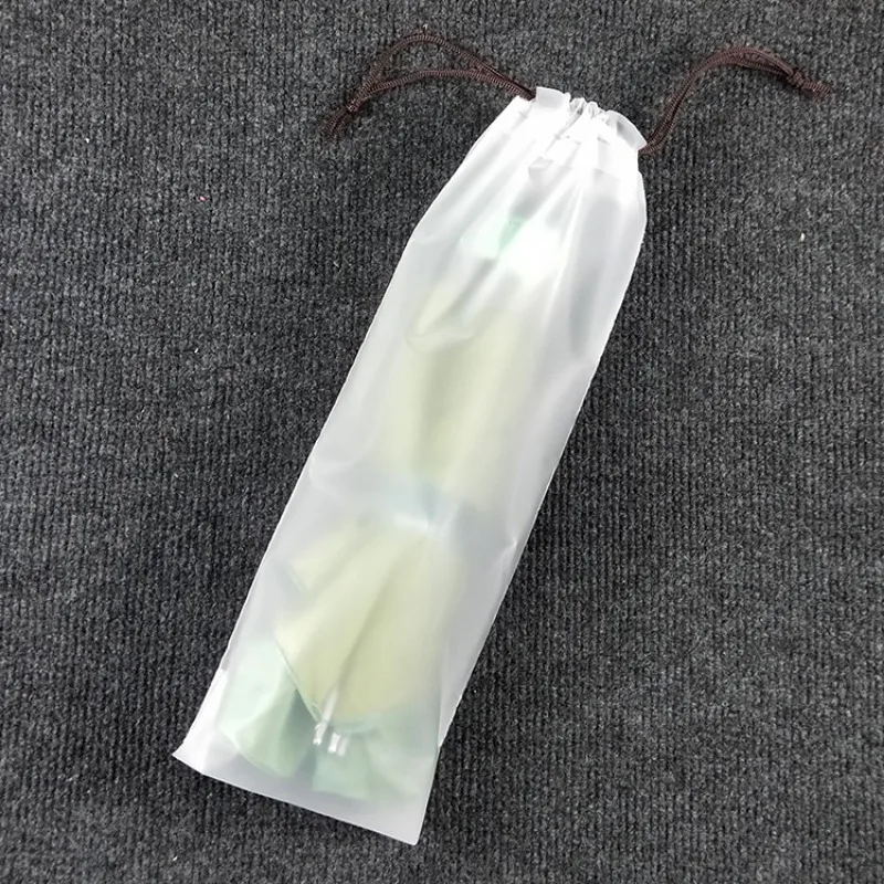 Kids Outdoor Umbrella - 2 قطعة الرباط شفافة متجمد حقيبة