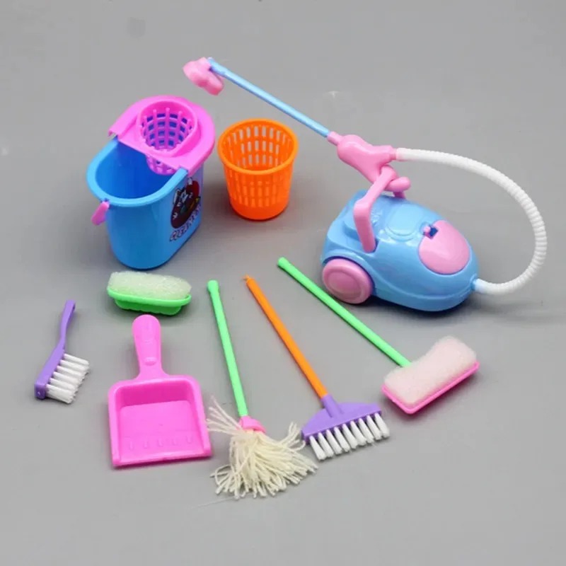 Kids Outdoor Broom - مجموعة ألعاب تنظيف صغيرة مكونة من