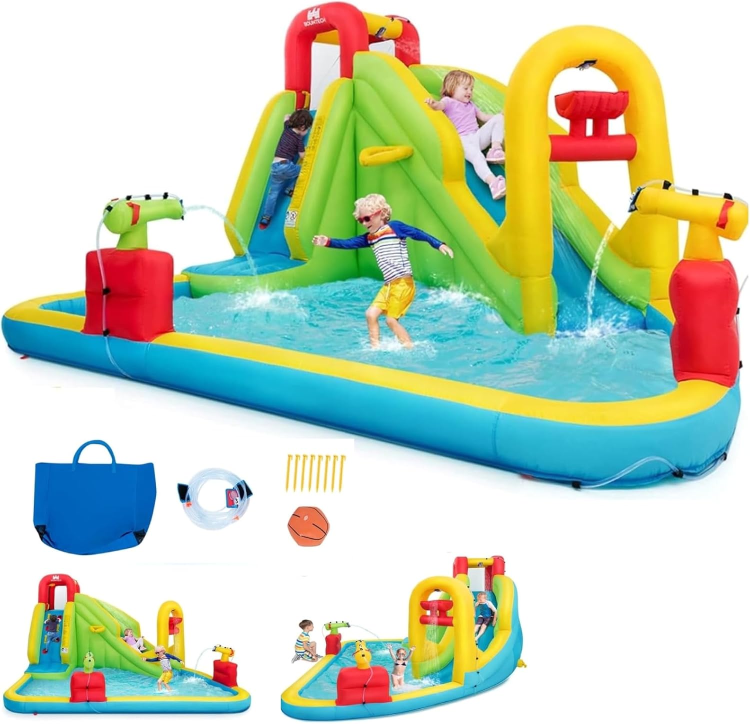 Kids Outdoor Gifts - حديقة مائية قابلة للنفخ ضخمة للأطفال