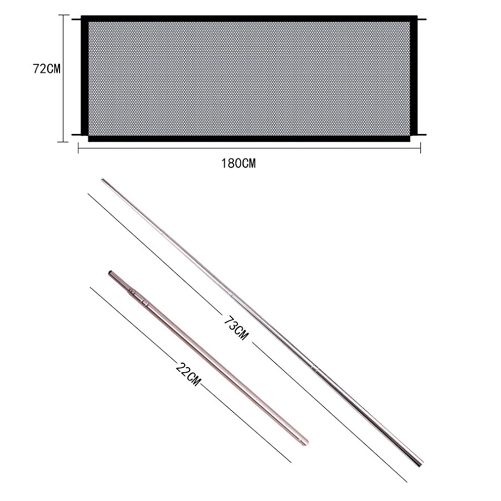 Kids Outdoor Fence - AT33 2X بوابة سحرية محمولة قابلة