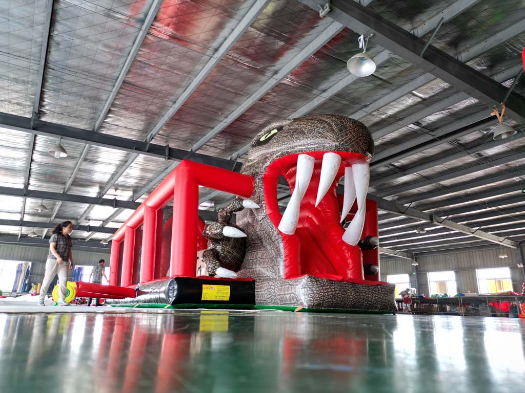 Kids Outdoor Jumping Castle - مسار عقبات قابل للنفخ من البولي