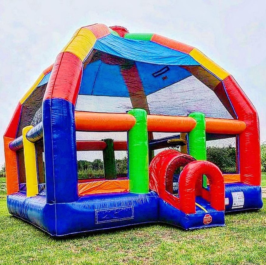 قلعة قفز كبيرة قابلة للنفخ، بي - مراجعة Kids Outdoor Jumping Castle وسعره