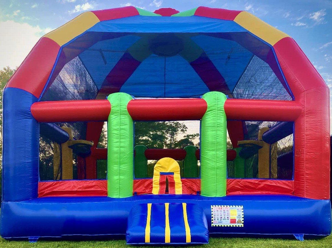 قلعة قفز كبيرة قابلة للنفخ، بي - مراجعة Kids Outdoor Jumping Castle وسعره