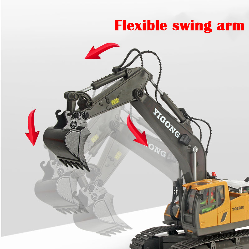 جرافة حفارة RC 1/20 2.4GHz 11C - مراجعة Kids Outdoor Digger وسعره