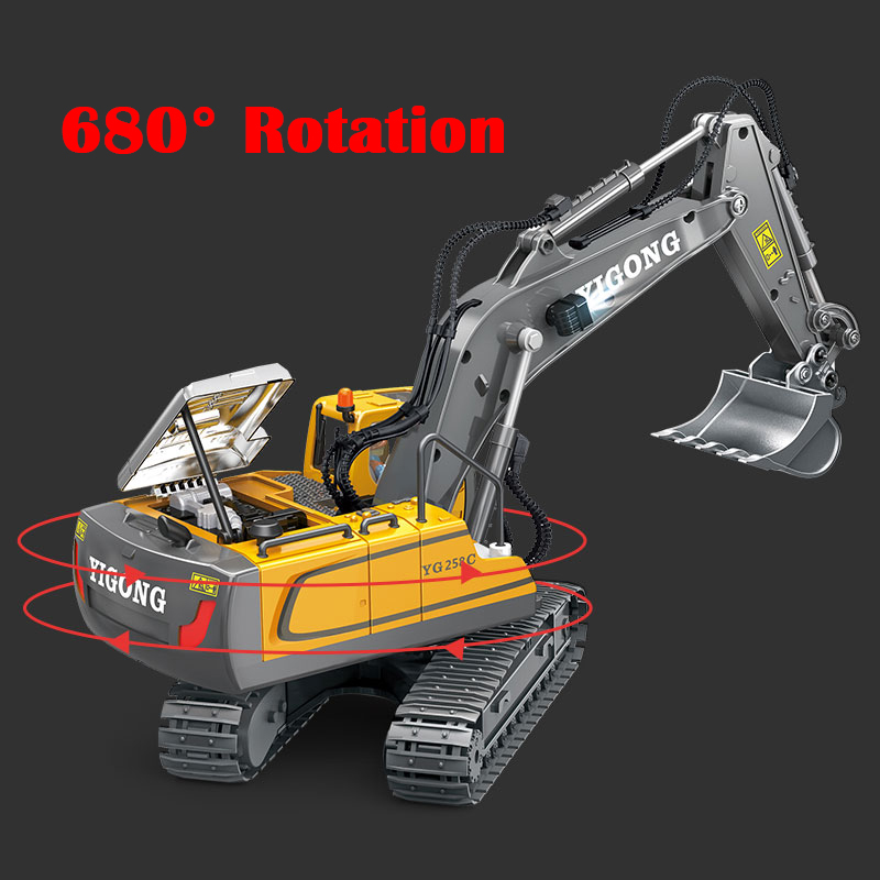 جرافة حفارة RC 1/20 2.4GHz 11C - مراجعة Kids Outdoor Digger وسعره