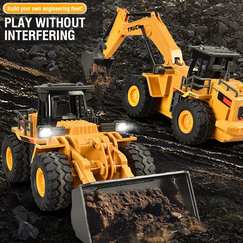 2.4G سبيكة التحكم عن بعد حفارة - مراجعة Kids Outdoor Excavator وسعره