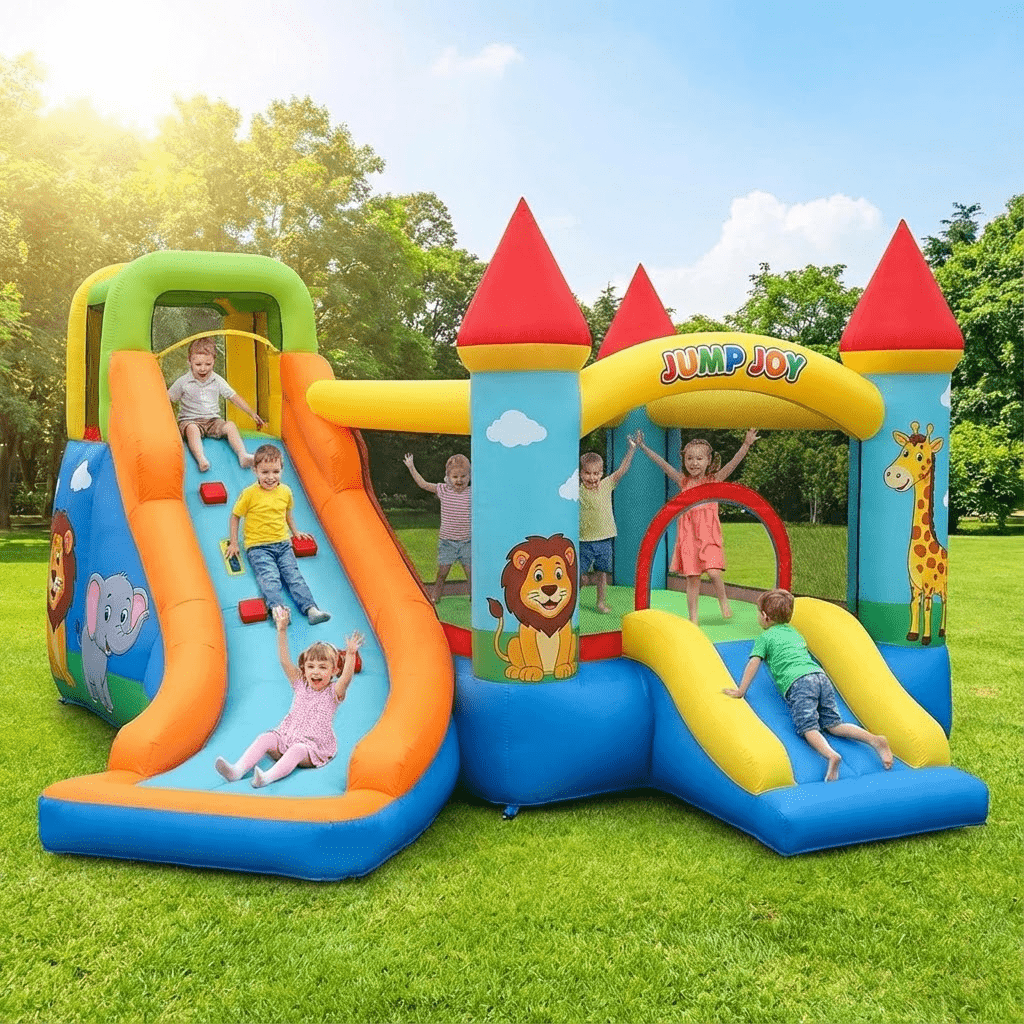 قلعة نطاطية قابلة للنفخ مخصصة  - مراجعة Kids Outdoor Jumping Castle وسعره