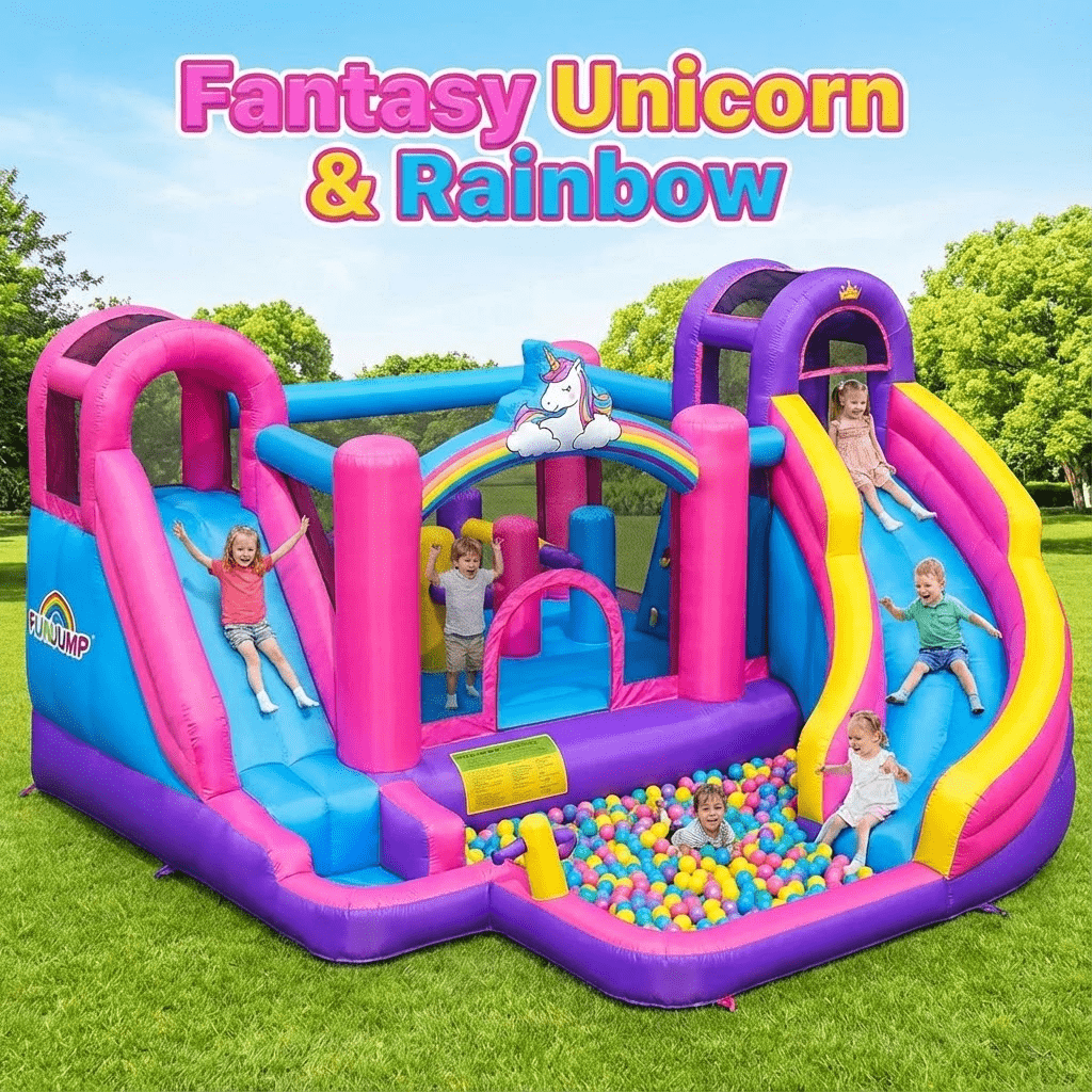 قلعة نطاطية قابلة للنفخ مخصصة  - مراجعة Kids Outdoor Jumping Castle وسعره