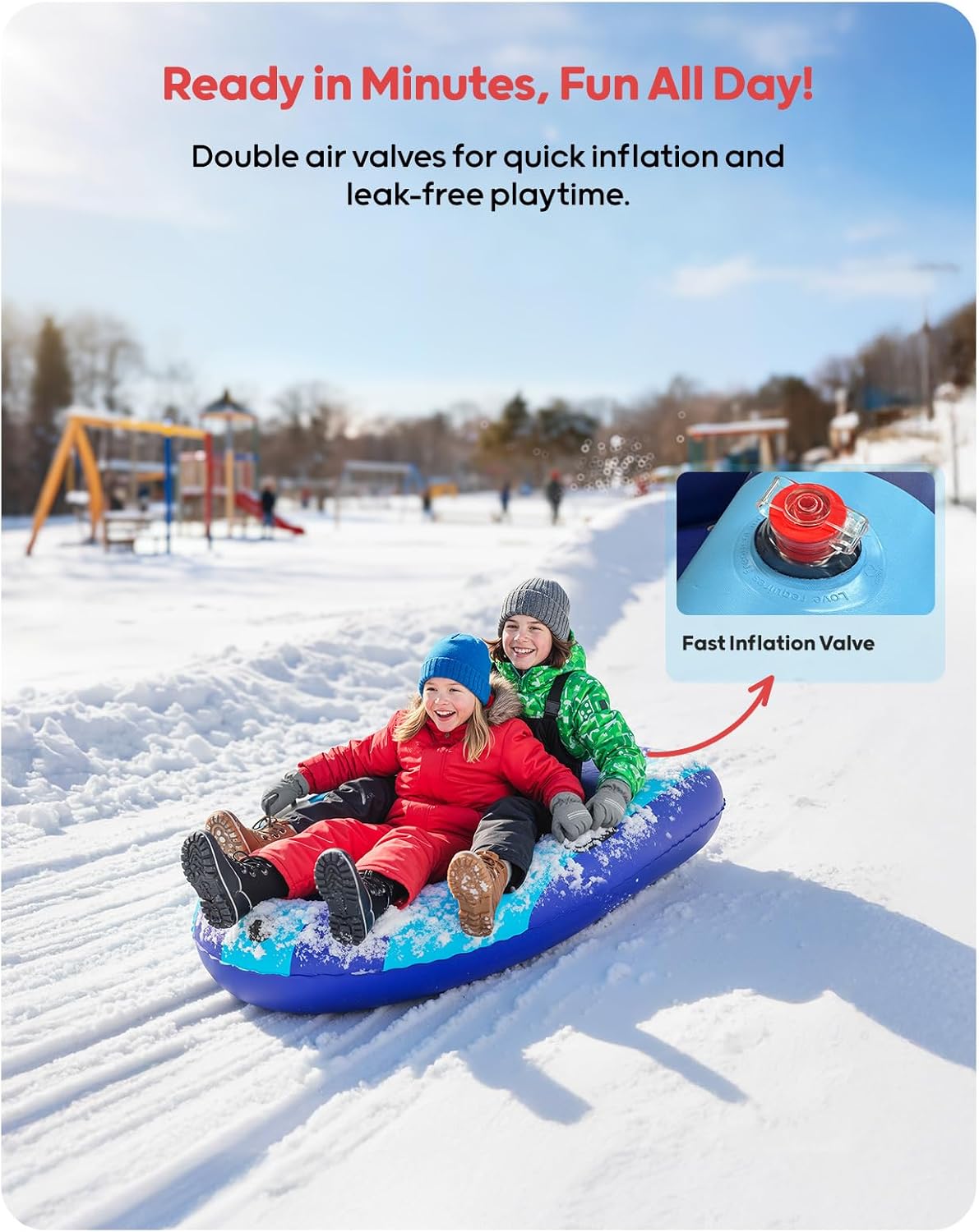 عربة تزلج قابلة للنفخ من QPAU  - مراجعة Kids Outdoor Toys وسعره