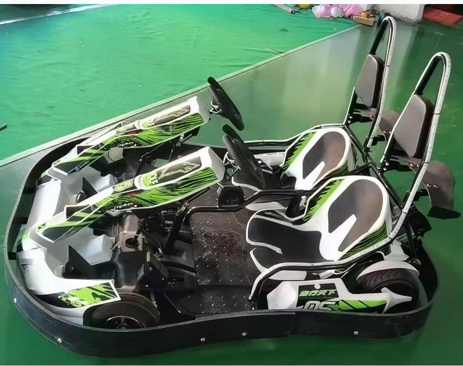 عربة سباق كهربائية مزدوجة المق - مراجعة Kids Outdoor Karting وسعره