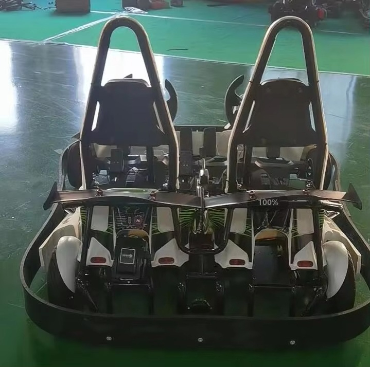 عربة سباق كهربائية مزدوجة المق - مراجعة Kids Outdoor Karting وسعره