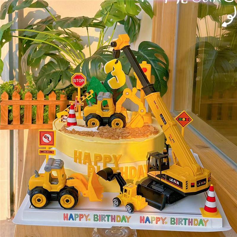 حفارة كرين جرار كعكة توبر هندس - مراجعة Kids Outdoor Excavator وسعره