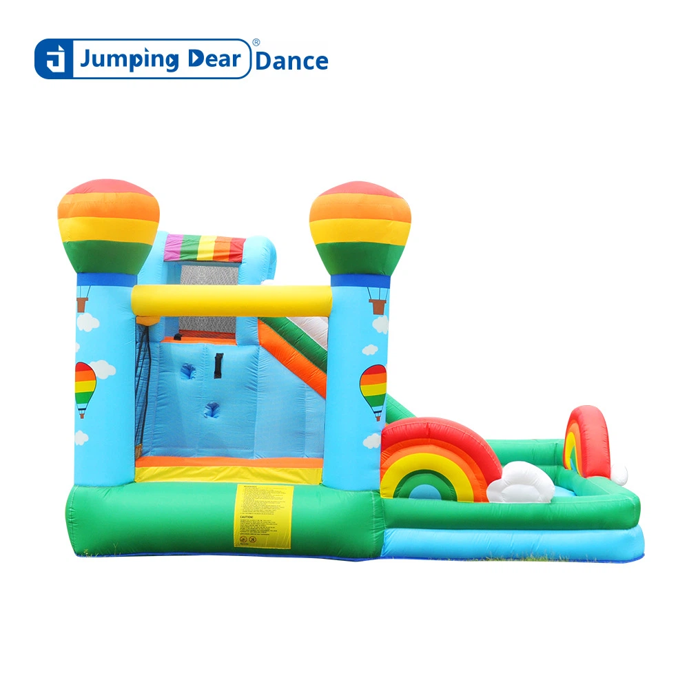 قلعة قابلة للنفخ للأطفال مع زح - مراجعة Kids Outdoor Jumping Castle وسعره