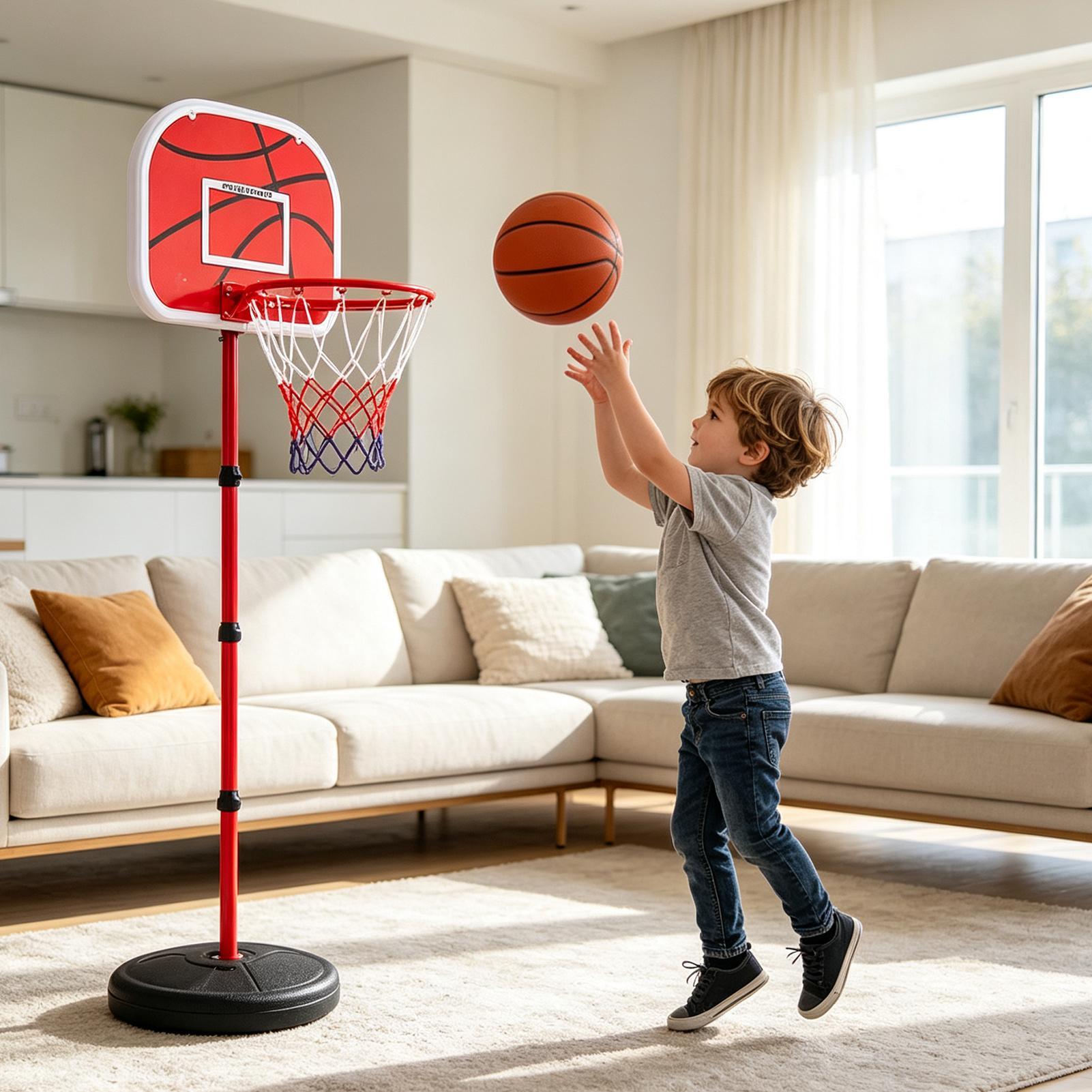 حلقة كرة سلة للأطفال مع حامل و - مراجعة Kids Outdoor Toys وسعره