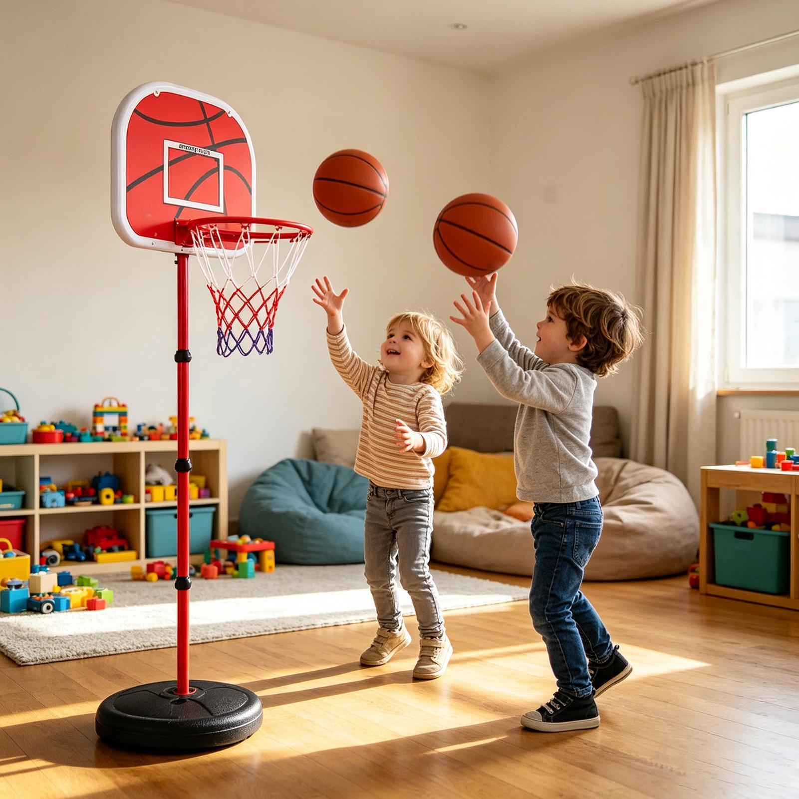 حلقة كرة سلة للأطفال مع حامل و - مراجعة Kids Outdoor Toys وسعره
