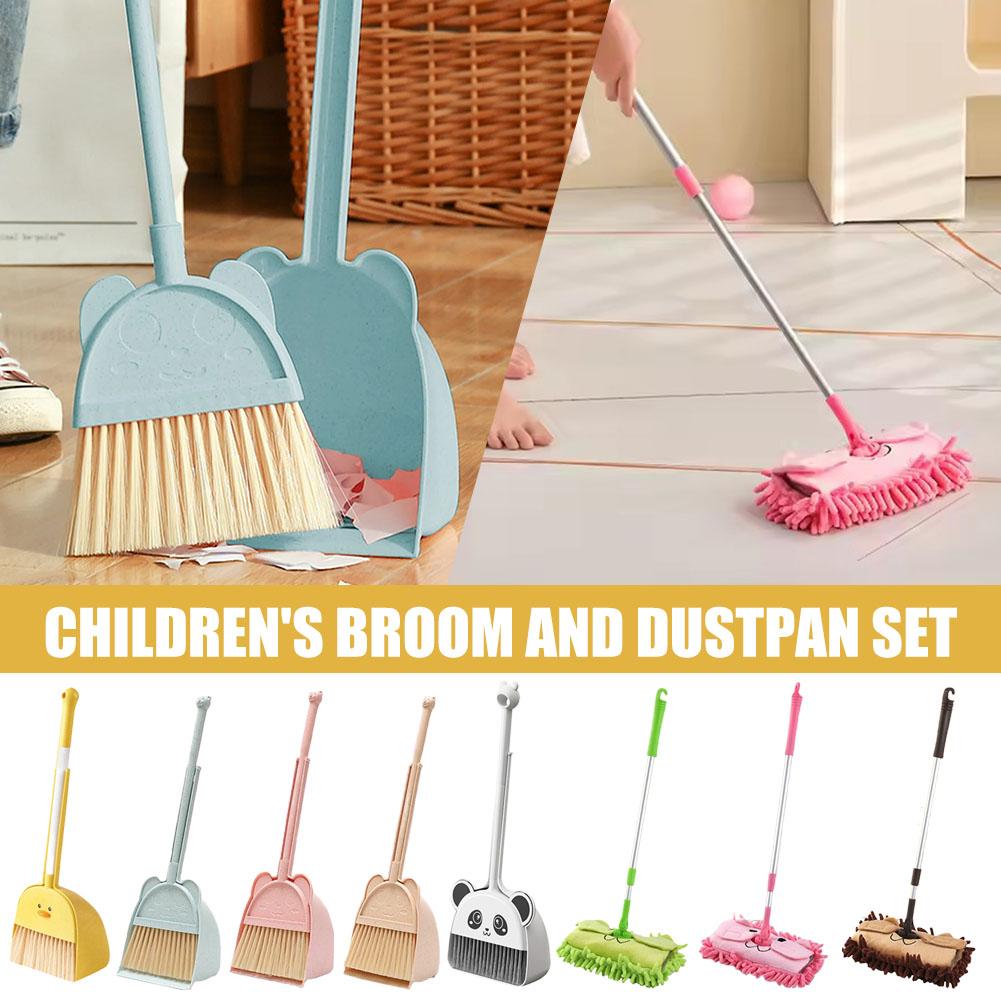 مجموعة مكنسة وجاروف صغيرة للأط - مراجعة Kids Outdoor Broom وسعره