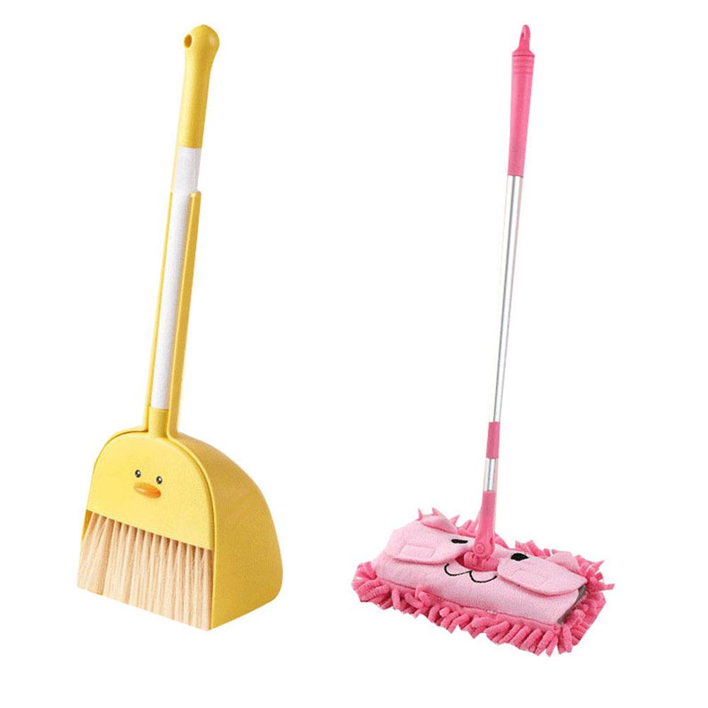 مجموعة مكنسة وجاروف صغيرة للأط - مراجعة Kids Outdoor Broom وسعره