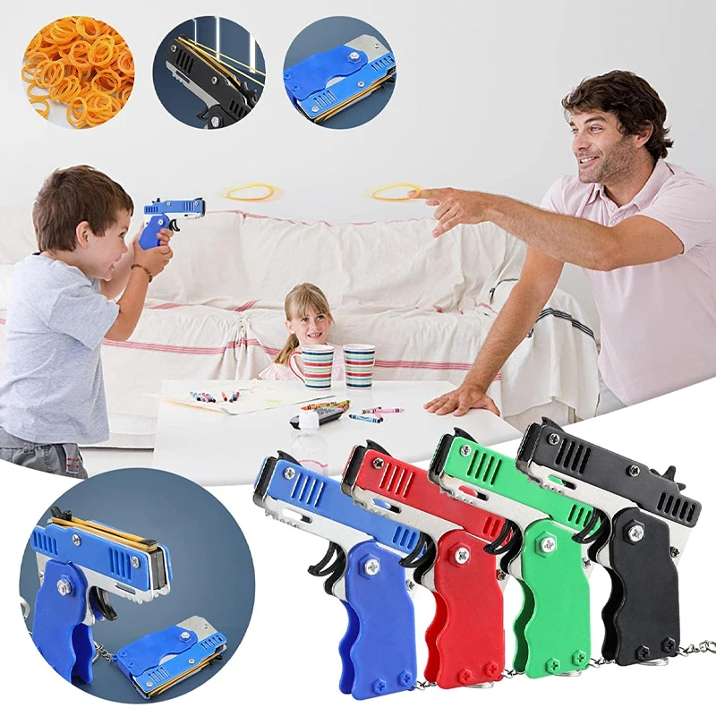 مسدس مطاطي صغير بحلقة مفاتيح م - مراجعة Kids Outdoor Gifts وسعره