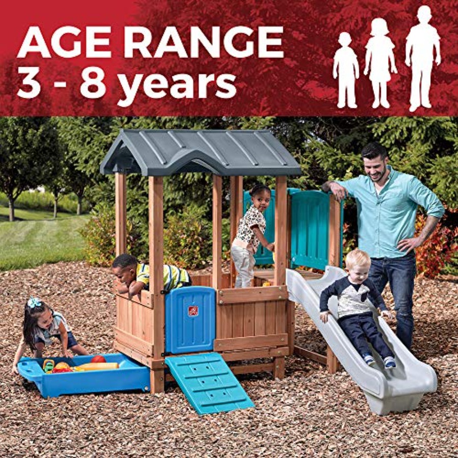 مسرح وودلاند أدفونشر، مجموعة ل - مراجعة Kids Outdoor Slide Set وسعره