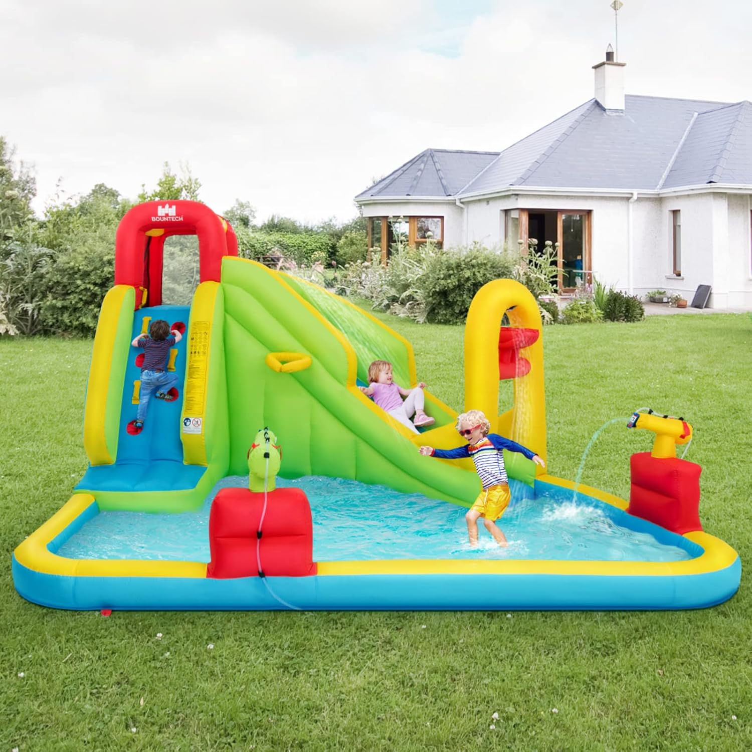 حديقة مائية قابلة للنفخ ضخمة ل - مراجعة Kids Outdoor Gifts وسعره