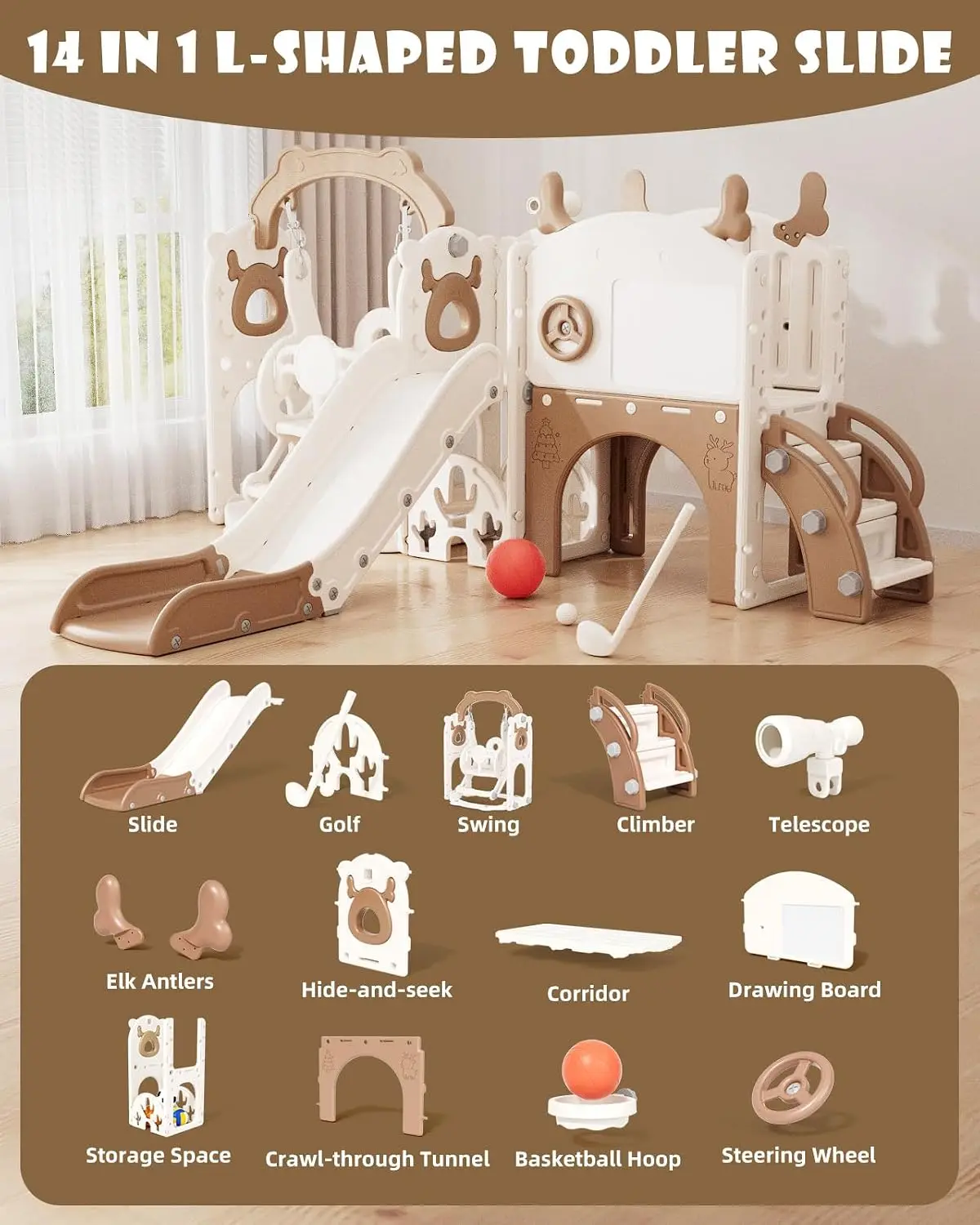 مجموعة ألعاب للأطفال الصغار 13 - مراجعة Kids Outdoor Slide Set وسعره