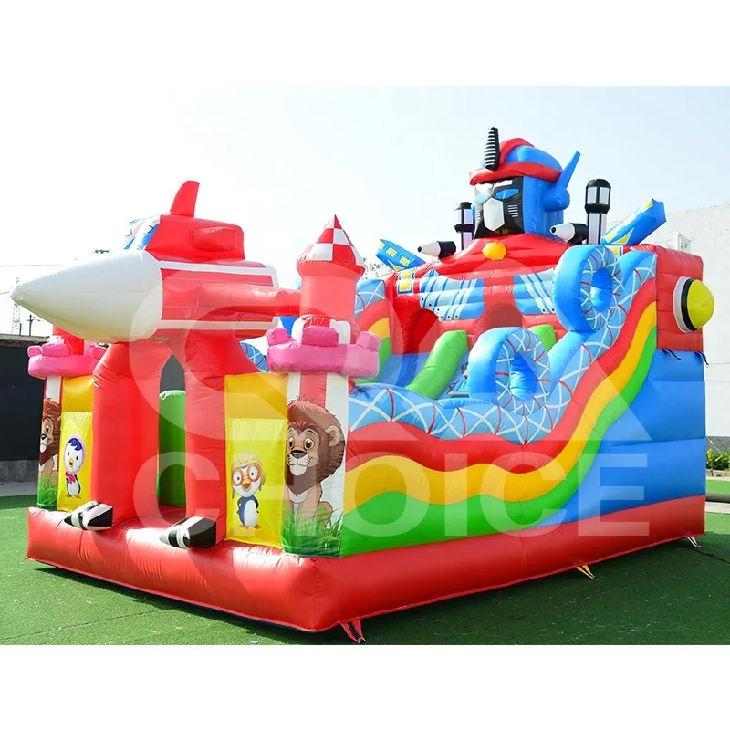 في الهواء الطلق نفخ نطاط القلع - مراجعة Kids Outdoor Jumping Castle وسعره
