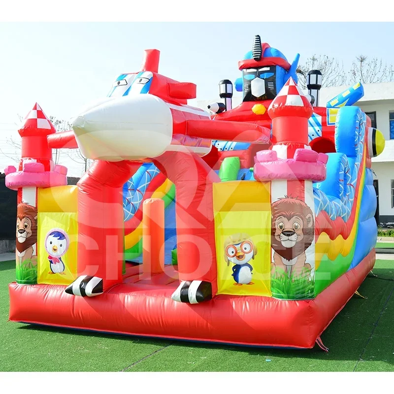 في الهواء الطلق نفخ نطاط القلع - مراجعة Kids Outdoor Jumping Castle وسعره
