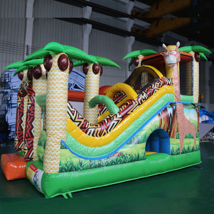 قلعة القفز القابلة للنفخ المقا - مراجعة Kids Outdoor Jumping Castle وسعره