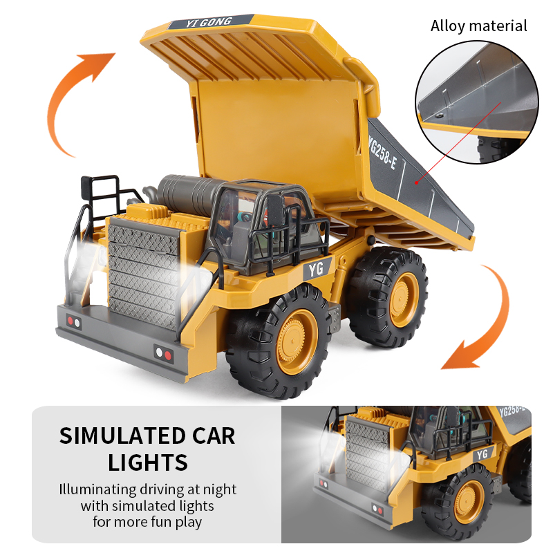 ZWN-شاحنة قلابة حفارة بجهاز تح - مراجعة Kids Outdoor Digger وسعره