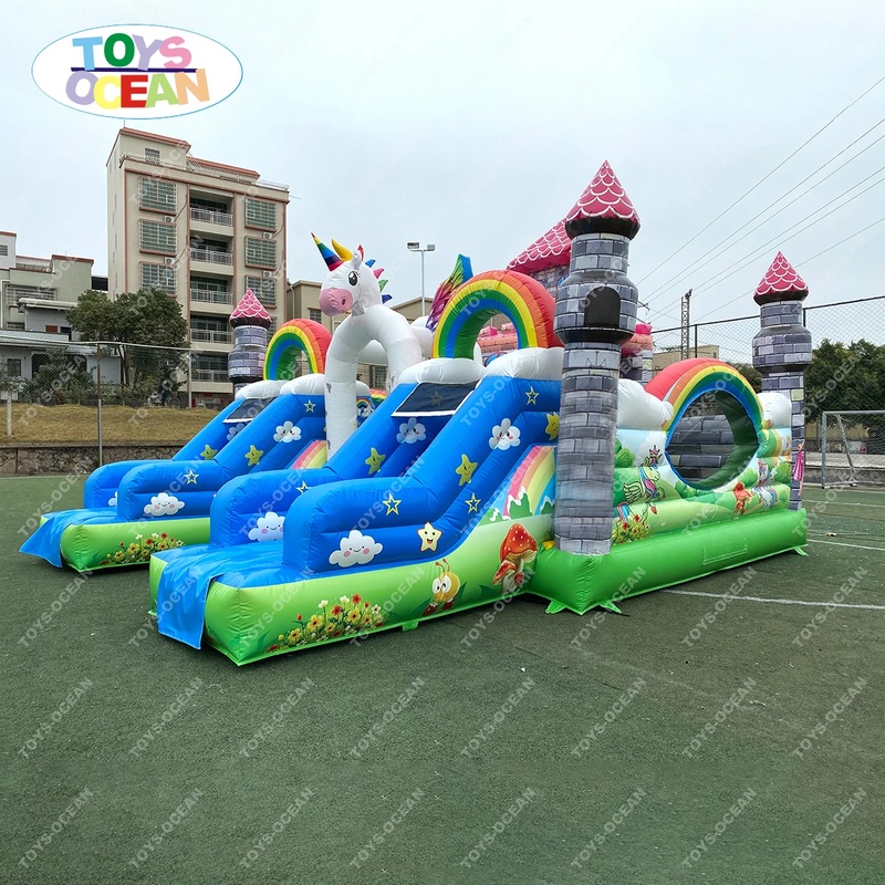 قلعة قفز قابلة للنفخ مخصصة للأ - مراجعة Kids Outdoor Jumping Castle وسعره
