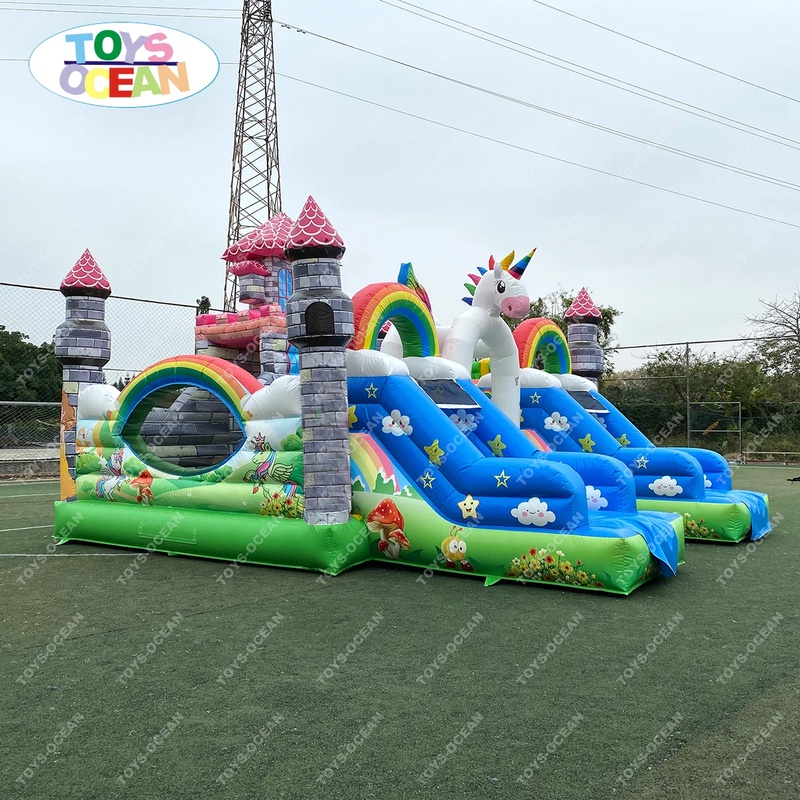 قلعة قفز قابلة للنفخ مخصصة للأ - مراجعة Kids Outdoor Jumping Castle وسعره