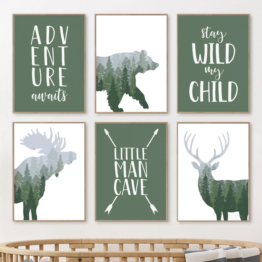 لوحة فنية جدارية من القماش بتص - مراجعة Kids Outdoor Quotes وسعره