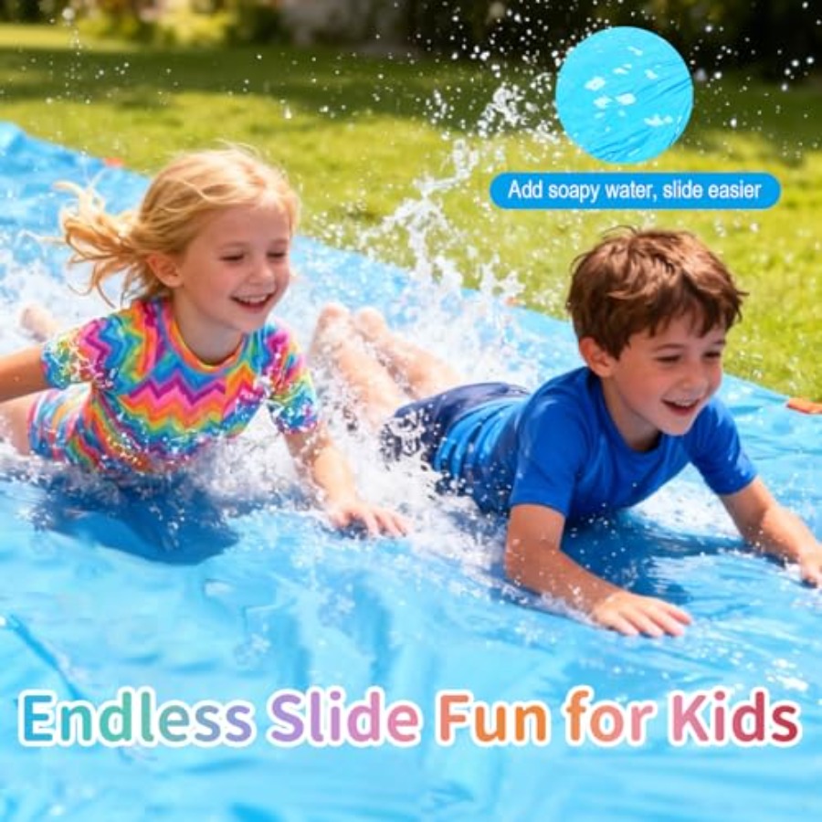 زحليقة مائية للحفلات الصيفية ف - مراجعة Kids Outdoor Slide وسعره