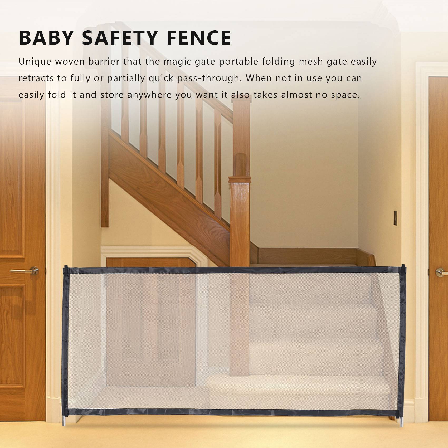 B78B-Magic Gate المحمولة للطي  - مراجعة Kids Outdoor Fence وسعره