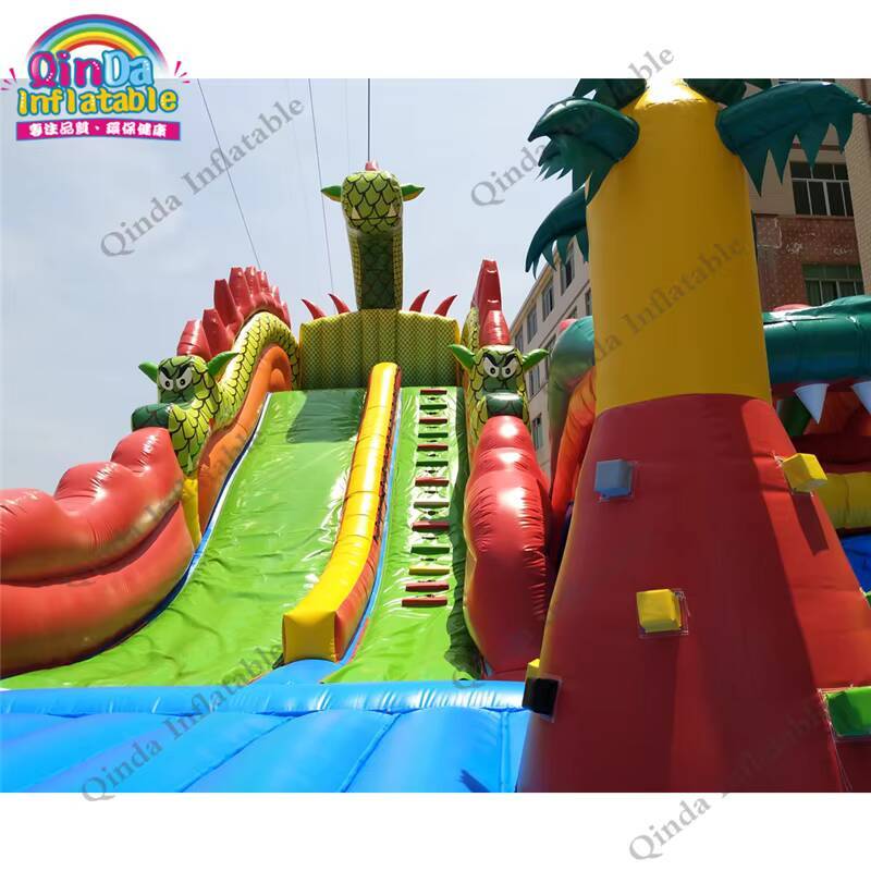 17*11 متر كبير نفخ القلعة نطاط - مراجعة Kids Outdoor Jumping Castle وسعره