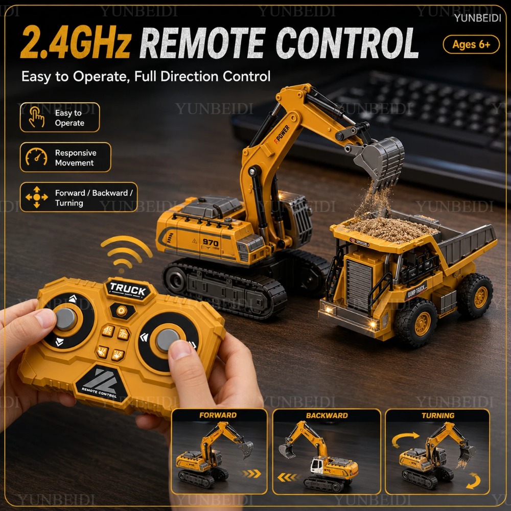 سيارة تحكم عن بعد صغيرة من سبا - مراجعة Kids Outdoor Excavator وسعره