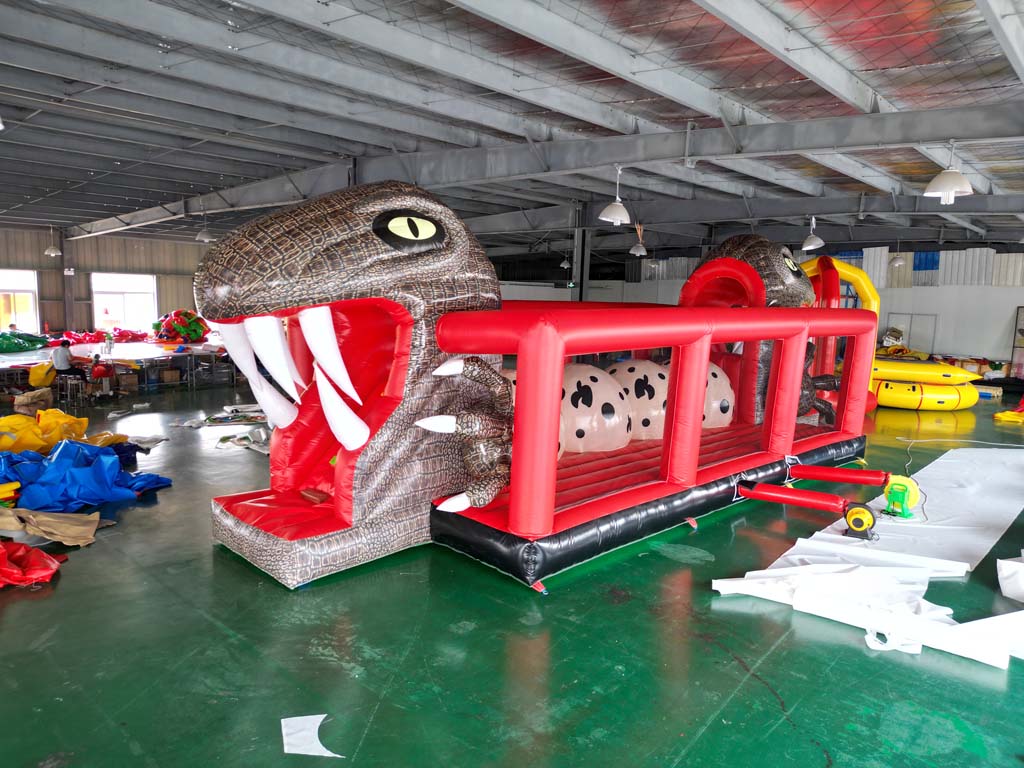 مسار عقبات قابل للنفخ من البول - مراجعة Kids Outdoor Jumping Castle وسعره