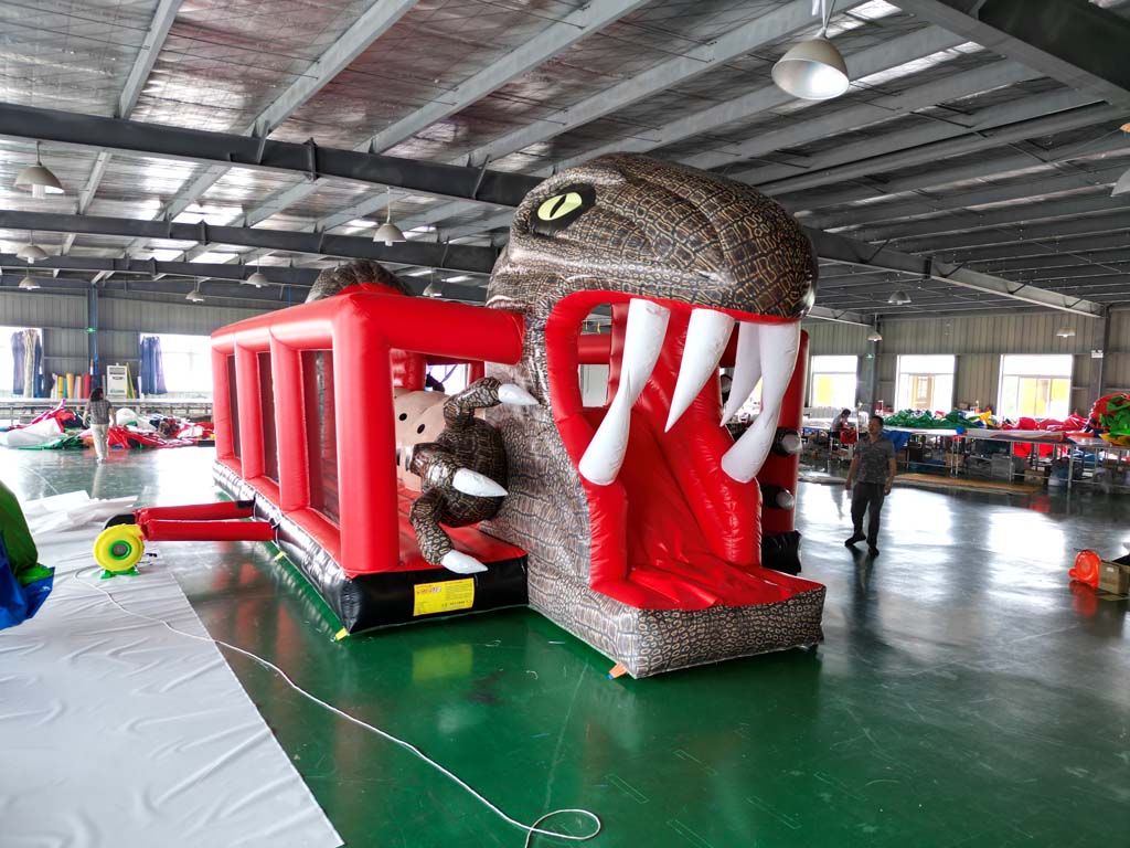 مسار عقبات قابل للنفخ من البول - مراجعة Kids Outdoor Jumping Castle وسعره