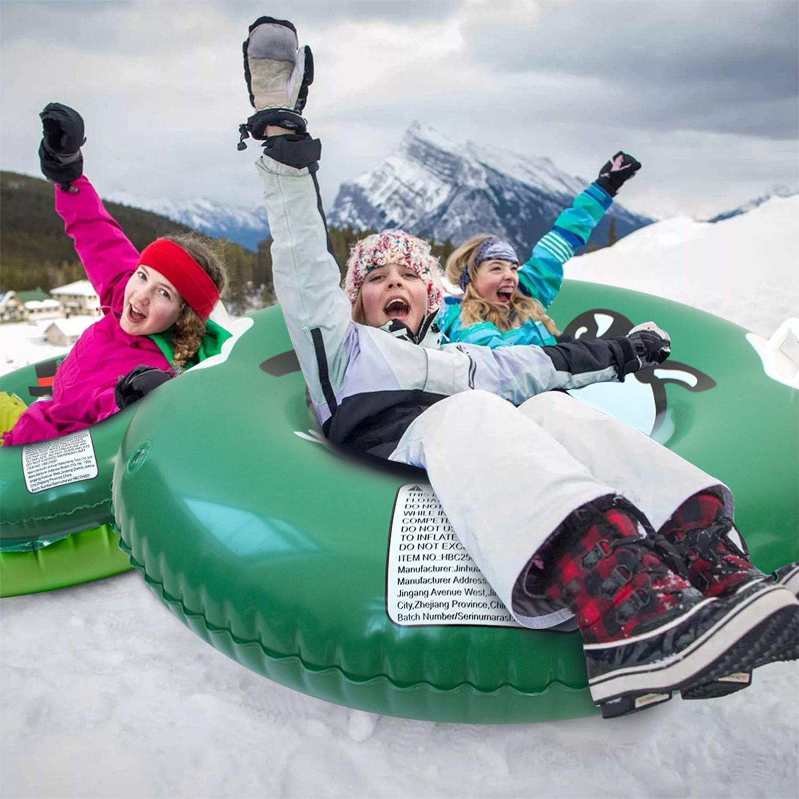 أنبوب ثلج قابل للنفخ، زلاجة سم - مراجعة Kids Outdoor Youtube وسعره