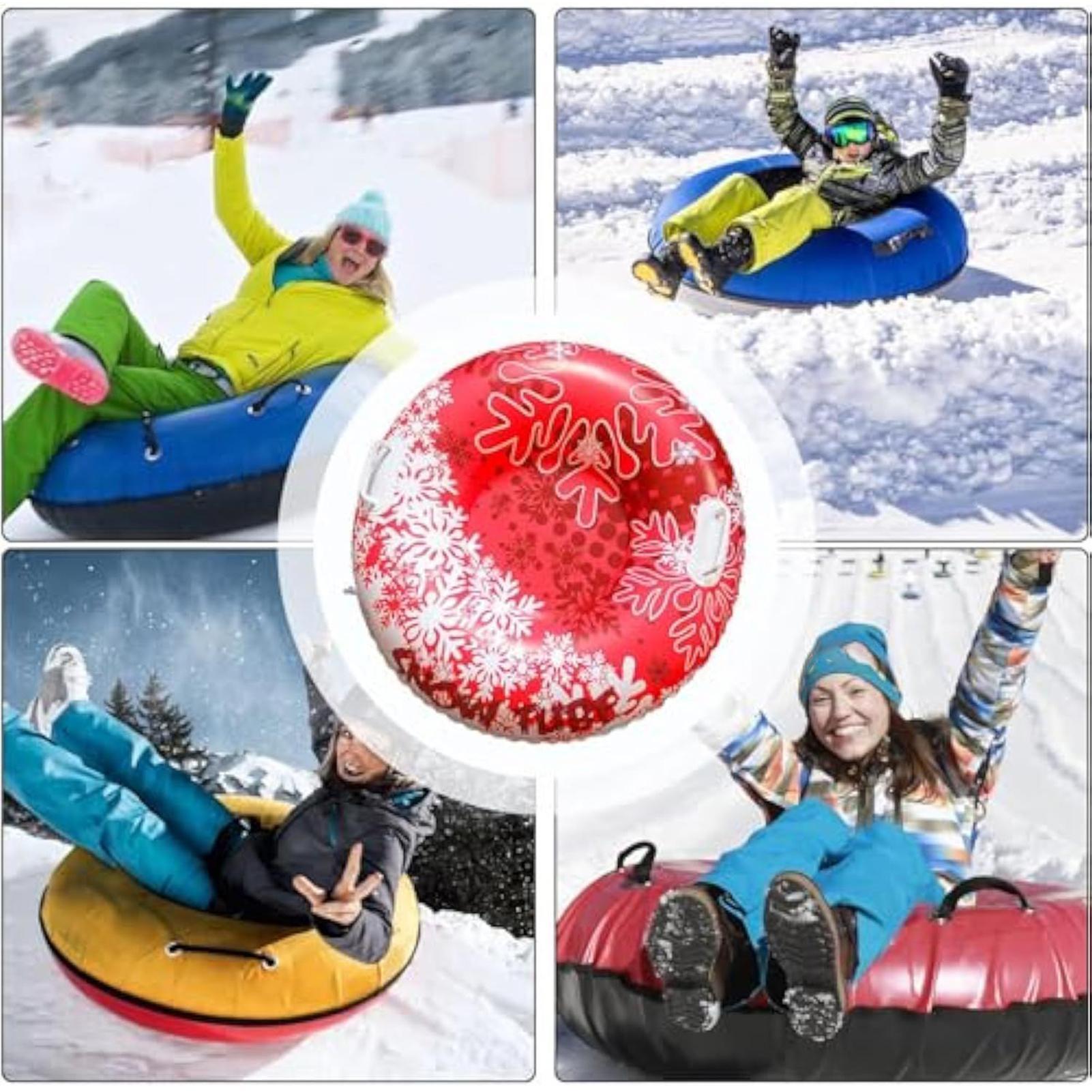 أنبوب ثلج قابل للنفخ، زلاجة سم - مراجعة Kids Outdoor Youtube وسعره